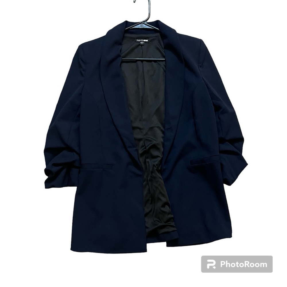Fashion Nova The Celine Blazer Navy Blue Women’s small